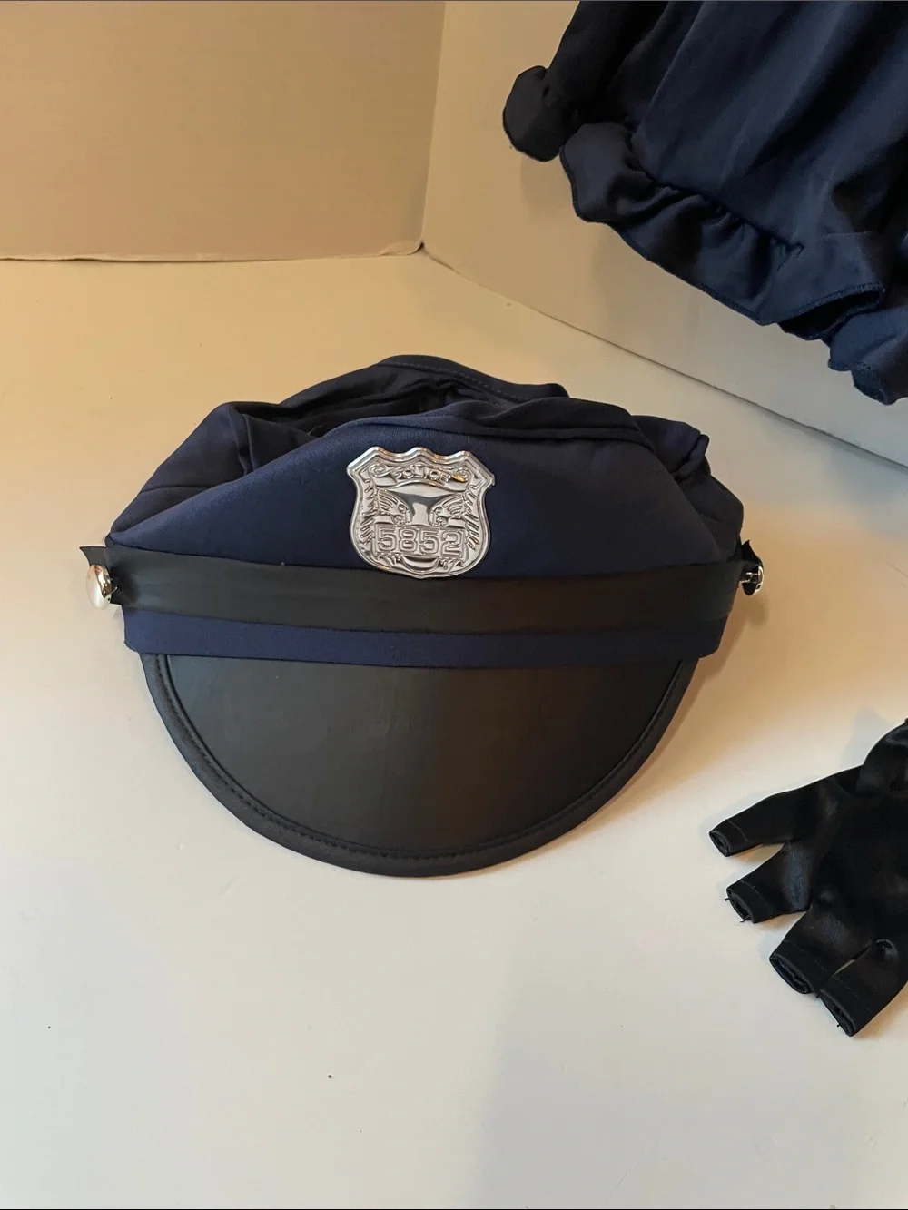 Police  Cop Officer Halloween Girls  Size Medium  Navy Costume Dress